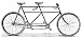 Tandem bicycle rubber stamp WM 2.25x1.2" Tandem bicycle rubber stamp WM 2.25x1.2"