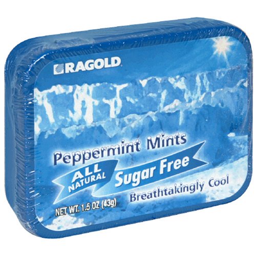 Ragold All Natural Sugar Free Peppermint Mints, 1.5-Ounce Tins (Pack of 6) (Pack of 2) by Sugar-Free Candy