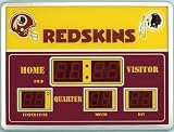 Washington Redskins NFL Scoreboard Clock & Thermometer (14x19)