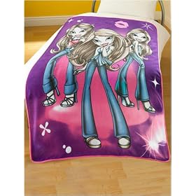 Bratz Fleece Blanket Passion 4 Fashion Design New & Sealed