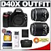 Nikon D40x 10.2MP Digital SLR Camera with 18-55mm AF-S DX Nikkor Lens Outfit + Nikon 55-200mm ED AF-S Lens + Transcend 2GB 150x SecureDigital Card + High Speed USB 2.0 Card Reader + Nikon SLR Gadget Bag