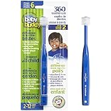 Baby Buddy's 360 Degree Toothbrush- Baby's First Toothbrush-Innovative Complete Oral Care System That Grows With Your Child-Stage 6 For Toddlers & Children Aged 2 to 12 Years, Blue 3 Pack