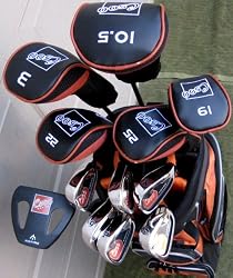 Senior Mens RH C-500 Complete Graphite Golf Club Set Driver Wood Hybrids Irons Putter Wedge & Bag