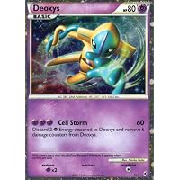 Shiny Deoxys Ultra Rare SL1 Pokemon Call of Legends Trading Card