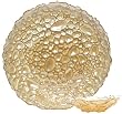 Champagne Colored Pebbled Glass Chip 18"D and Dip 8.5"D Set