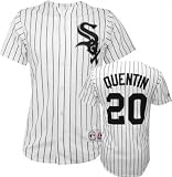 Men`s Chicago White Sox #20 Carlos Quentin Replica Home Jersey