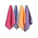 MSWIPES MICROFIBER CLEANING CLOTH-Pack of 4 Pieces(4 Colors) HIGH ABSORBENT, LINT-STREAK-FREE,Drying Towel,For Kitchen,Car,Laptops,Tablets,Cell Phones,Cleans Without Chemicals,.