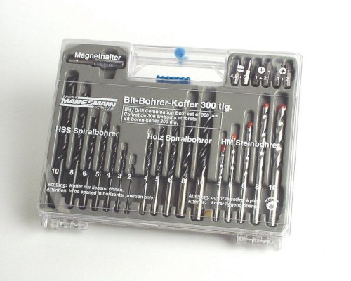 Mannesmann M 590-300 Bohrer + Dübelsatz 300-teilig