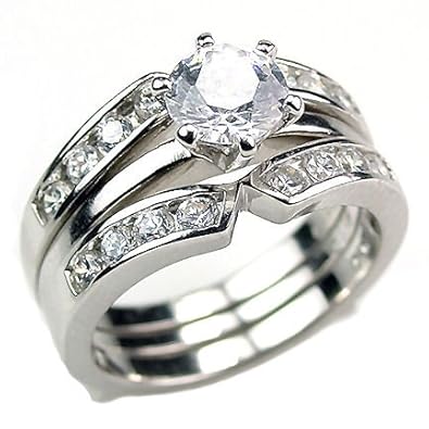 russian cz wedding rings