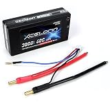 7.4V 3800mAh 2S2P 60C LiPo, 96mm:22