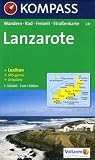 Kompass Karten, Lanzarote: Wander-, Bike-, Freizeit- und Stra�enkarte (Aqua3 Kompass)
