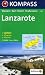 Image of Kompass Karten, Lanzarote: Wander-, Bike-, Freizeit- und Straßenkarte (Aqua3 Kompass)
