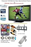 51uXH2HhFfL. SL160  Brand New Panasonic TC P42S2 42 1080p Plasma HDTV With Ultimate Viera HDTV Accessory Kit Includes Slim Low profile Wall Mount +  6FT Hdmi 1.3B Cables, 6FT Audio Interconnect Cable Screen Cleaner