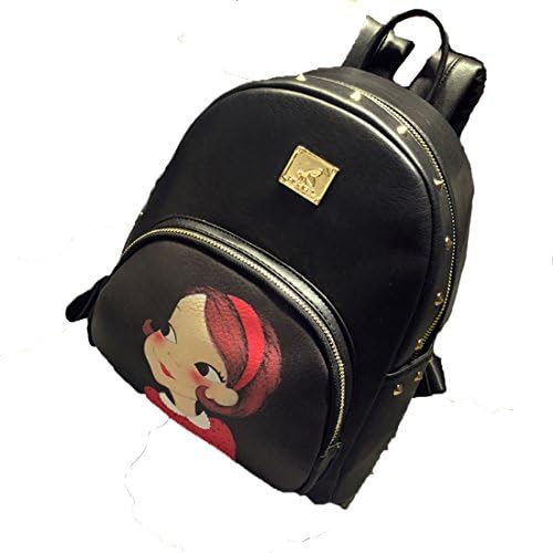 Stylish Backpack,Shoulder Bag-Rivet Decorated-Korea Style-Lovely and Luxery -Suitable For Women and Girls-Pink and Black can be chosen-Life Time Guarantee