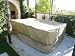Patio Set Covers 120"L x 86"W fits rectangular and oval shape table set, Center hole for Umbrella.