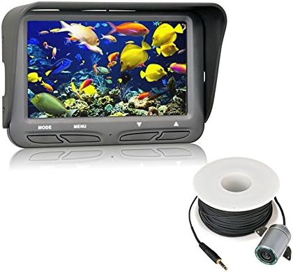 4.3" 720P Color LCD Monitor Night Vision Underwater Video Camera Rechargeable Battery Fish Finder (Single Camera)