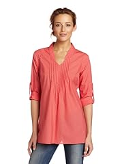 Columbia Sportswear Clear Coasts 3Q Tunic (Medium, Red Coral, Corded Lawn) Columbia Sportswear Clear Coasts 3Q Tunic (Medium, Red Coral, Corded Lawn)