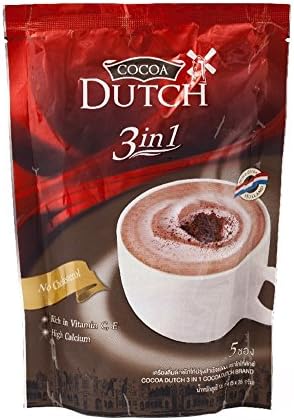 Cocoa Dutch Cocoa 3in1 25g. Pack 5sachets