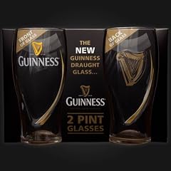 Guinness Embossed Glass 2 Pack