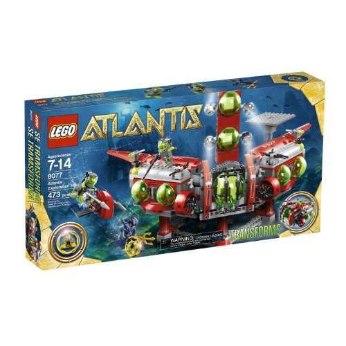 Lego atlantiz atlantiz exproration hq 476 pcs Style# 8077