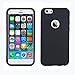 Bear Motion for iPhone 6 4.7 Case - Full Body Case Cover for iPhone 6 4.7 Inch Case Cover with Built in Screen Protector (Black)
