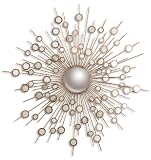 Gold Raindrops Wall Mirror