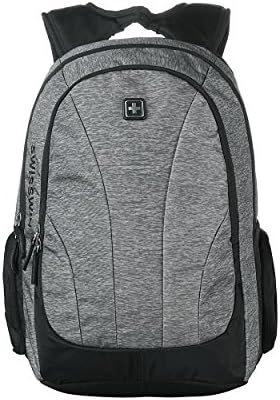 Swisswin Nano Causal Laptop Backpack,Grey
