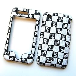 Apple iPhone 3G & 3GS Fabric Protector Hard Case Executive Snap On Cover Skulls