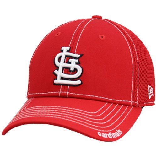 New Era St Louis Cardinals Red Neo 39THIRTY Stretch Fit Hat