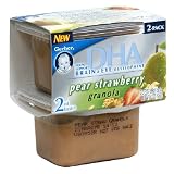 Gerber 2nd Foods Purees with DHA, Pear, Strawberry, Granola, 8-Count, 2-Pack, 3.5-Ounce Unit (Pack of 2)