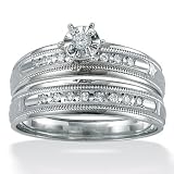2-Piece Diamond 10k Bridal Set