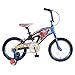 Spiderman Kids Bicycle, 16-Inch, Blue