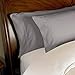 1000 Thread Count 2-Piece Egyptian Cotton Pillowcase Set by ExceptionalSheets, Standard, Grey