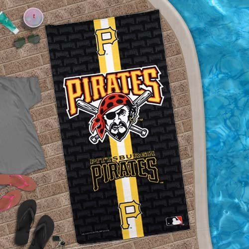 Mcarthur Pittsburgh Pirates Reactive Beach Towel