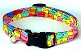 Valentine Sweetart Medium Handmade Custom Designer Dog Collar