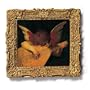 Musica Angelica - Gold Frame Magnet with pop-out easel (2-3/4" x 2-1/2")