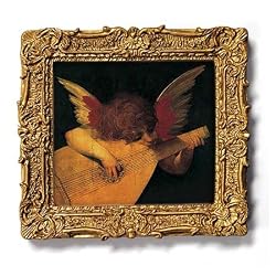 Musica Angelica - Gold Frame Magnet with pop-out easel (2-3/4" x 2-1/2")