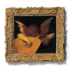 Musica Angelica - Gold Frame Magnet with pop-out easel (2-3/4" x 2-1/2")