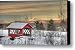 High Mowing Farm Covered Bridge Canvas Print / Canvas Art - Artist James Walsh