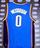 Russell Westbrook Autographed/Hand Signed Basketball Jersey (Oklahoma City Thunder) UDA