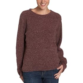 Columbia Sportswear Women's Nubby Crew Neck Sweater, Chianti, X-Large
