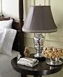 Martha Stewart Silvered Glass 32" High Table Lamp