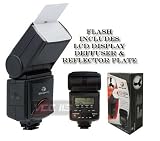 Targus Digital TG-DP38P LCD panel  Pro Digital Auto Zoom Electronic Flash for Panasonic and Olympus DSLR Cameras