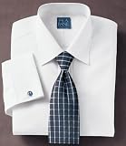 51uXyyQVWdL. SL160  Stays Cool Tailored Fit Broadcloth Spread Collar, French Cuff Dress Shirt