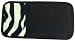 White Zebra Animal Print 10 CD/DVD Car Visor Organizer