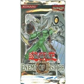 YuGiOh GX CCG Enemy of Justice 24 Count Booster Pack Box Lot