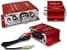 Auto & Motorrad : 400W Mini-Endstufe Verstärker (ideal für Wohnungen, Motoroller, Motorrad, Auto und MP3-Player) - ROT Modell: EN4