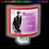 Justin Bieber and Quote Night Light
