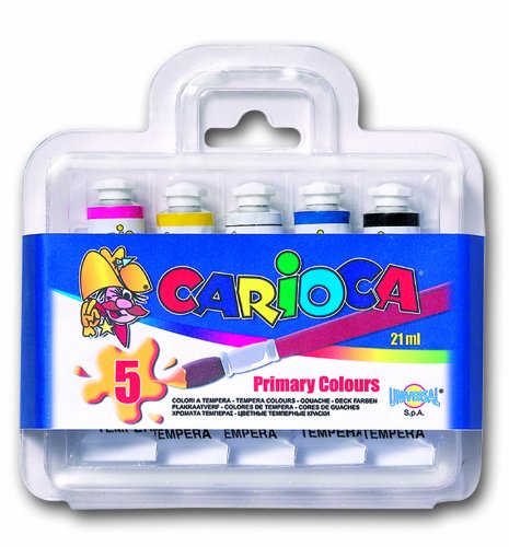 Carioca Tempera Paint (Blister Of 5 Tubes)