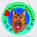 German Shepherd Suncatcher